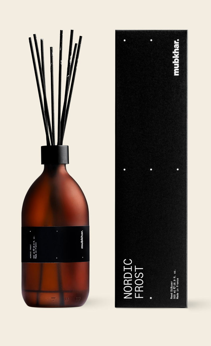 Frost Reed Diffuser Nordic Frost Reed Diffuser 500ml – Clean Home Fragrance – Mubkhar Kuwait