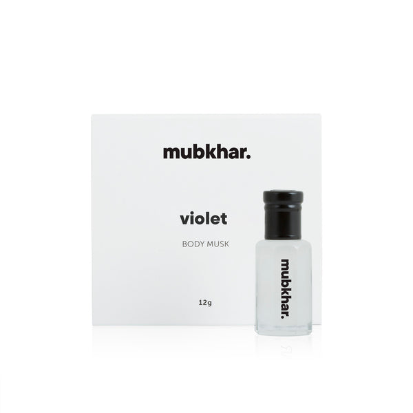 An exquisite Perfume & Cologne fragrance: Violet Body Musk , presented in a Glass Bottle, part of the Violet Line. This Body Musk belongs to the Classic Florals Scent Family with captivating  Perfume Notes