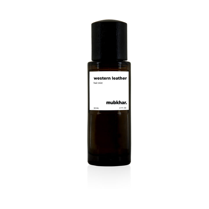 An exquisite Perfume & Cologne fragrance: Western Leather Hair Mist , presented in a Glass Bottle, part of the Western Leather Line. This Hair Mist belongs to the Cool Spices Scent Family with captivating Leather | Patchouli | White Roses | Lemon Perfume Notes