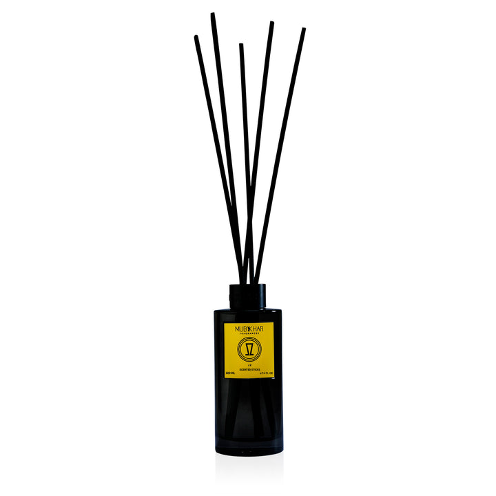 An exquisite Air Fresheners fragrance: JZ Reed Diffusers , presented in a Glass Bottle, part of the Mubkhar Friends Line. This Incense Sticks belongs to the  Scent Family with captivating  Perfume Notes